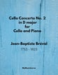 Cello Concerto No. 2 in D major P.O.D. cover